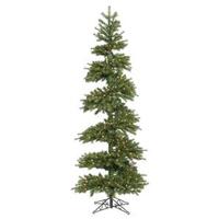 Vickerman 6' x 33" Artificial Redwood Spiral 250 Clear Lights