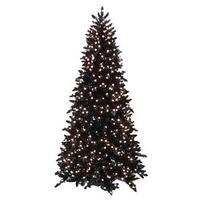 Vickerman 4.5' x 36" Black Ashley Spruce Slim 250 Clear Lights