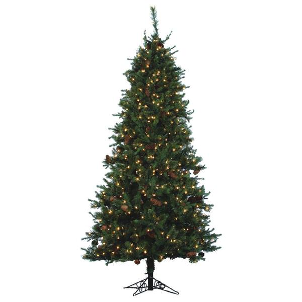 7.5' x 45" Artificial St. Croix Pine Slim 650 Clear Lights
