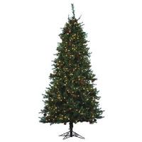 Vickerman 7.5' x 45" Artificial St. Croix Pine Slim 650 Clear Lights