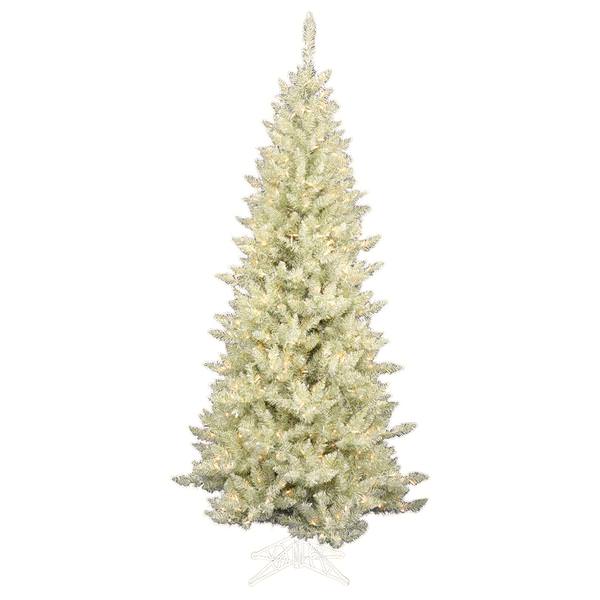 7.5' x 42" White Sage Pine 550 Clear Lights