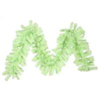 Vickerman 9' x 12" Artificial Chartreuse Garland 70 Green Lights