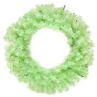 Vickerman 24" Artificial Chartreuse Wreath 50 Green Lights