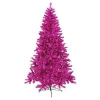 Vickerman 7' x 48" Fuchsia 500 Purple Miniature Lights