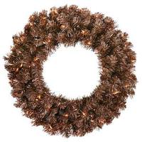 Vickerman 24" Artificial Mocha 50 Clear Miniature Lights