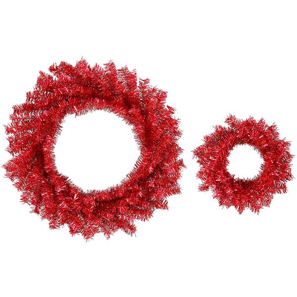 10" / 18" Artificial Red Set