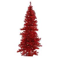 Vickerman 6' x 40" Red Wide Cut 200 Red Lights