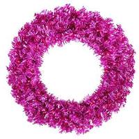Vickerman 30" Artificial Fuchsia Wide Cut 70 Purple Miniature Lights
