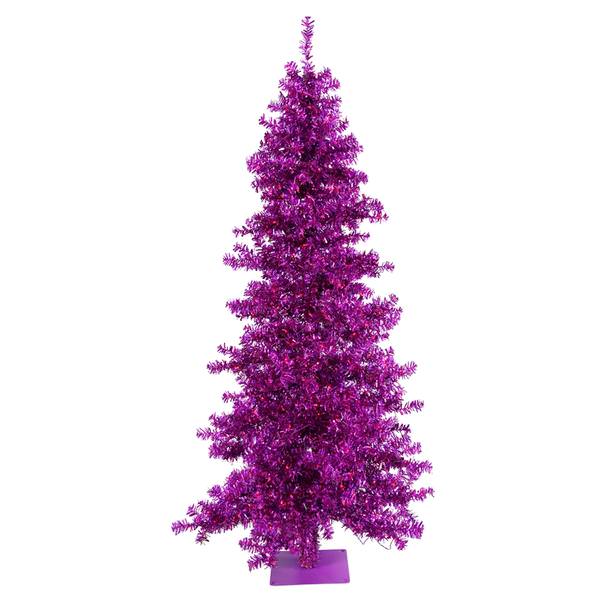 9' x 51" Purple Wide Cut 400 Purple Miniature Lights