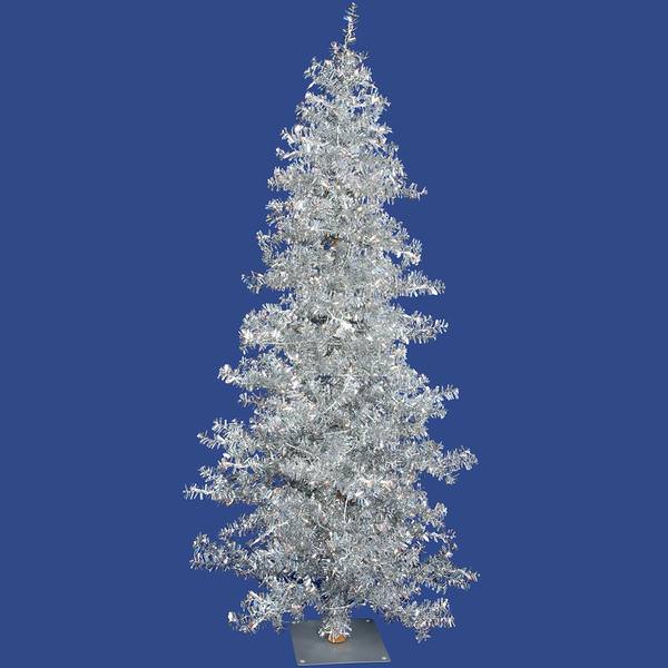 6' x 40" Silver Wide Cut 200 Clear Lights