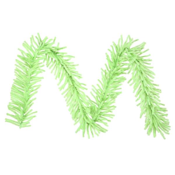 9' x 10" Artificial Chartreuse Mini Garland