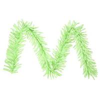 Vickerman 9' x 10" Artificial Chartreuse Mini Garland