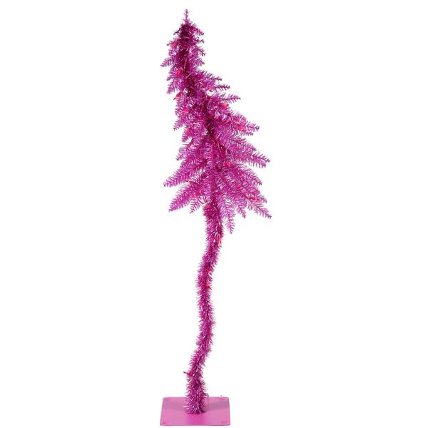 4' Fuchsia Fantasy 35 Purple Miniature Lights
