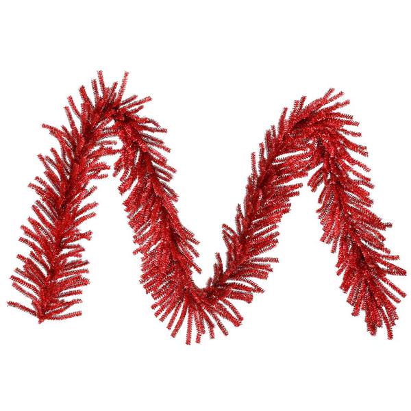 9' x 10" Artificial Red Mini Garland