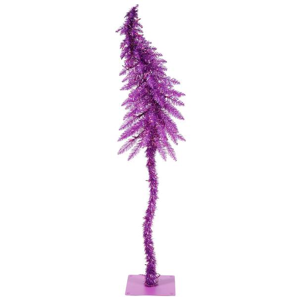 5' Purple Fantasy 50 Purple Miniature Lights