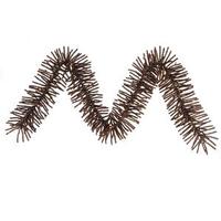 Vickerman 9' x 10" Artificial Mocha Mini Garland
