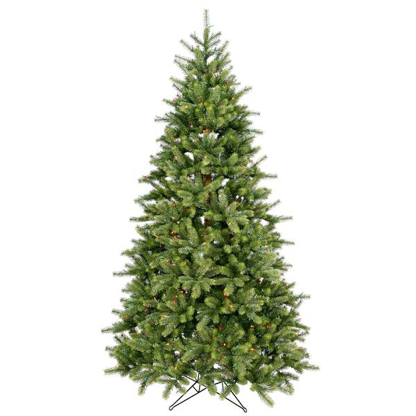 7.5' x 60" Artificial Royal Fir 800 Multi-Color Lights