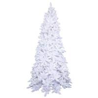 Vickerman 7.5' x 52" White Ashley Spruce 750 Clear Lights