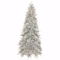 Vickerman 7.5' x 52" Silver Ashley Spruce 750 Clear Lights