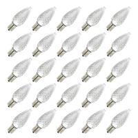 Vickerman C9 Pure White Faceted LED (25 pack)