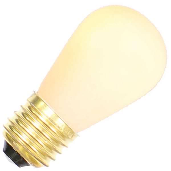 11 watt 130 volt S14 Medium Screw White Ceramic Light