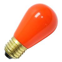 Vickerman 11 watt 130 volt S14 Medium Screw Orange Ceramic Light