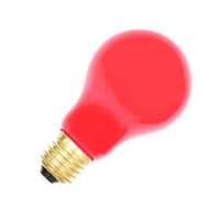 Vickerman 25 watt 130 volt A19 Medium Screw Red Ceramic Light