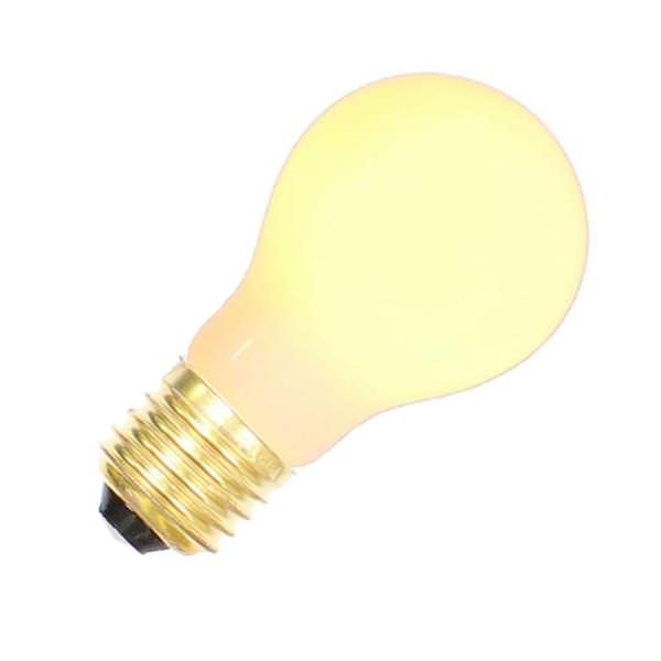 25 watt 130 volt A19 Medium Screw White Ceramic Light