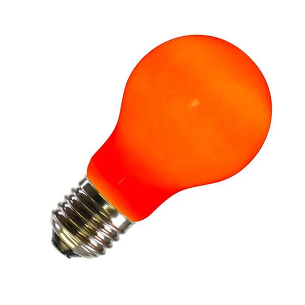 25 watt 130 volt A19 Medium Screw Orange Ceramic Light