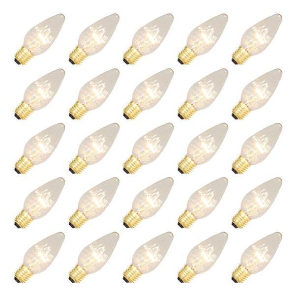 25 watt 130 volt F15 Medium Screw Base Clear (25 pack)
