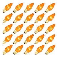 Vickerman 40 watt 130 volt F15 Medium Screw Base Amber (25 pack)