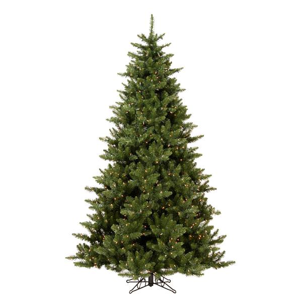 7.5' x 55" Artificial Camdon Fir 800 Warm White Italian LED Lights