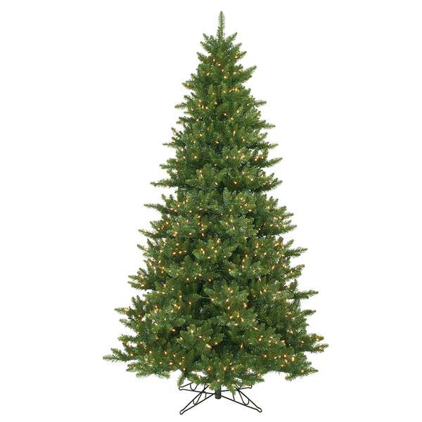 14' x 90" Artificial Camdon Fir 2,200 Frosted Warm White Italian LED Lights