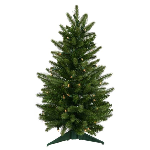 2' x 16" Artificial Small Frasier Fir 50 Clear Lights