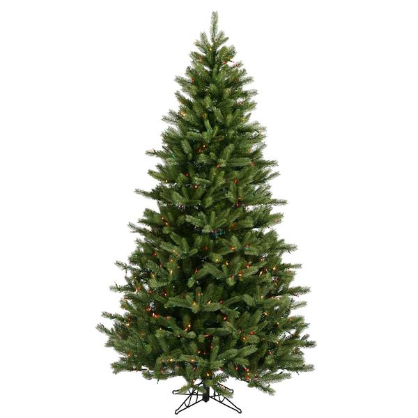 9' x 63" Artificial Black Hills Spruce 1200 Multi-Color DuraLit Miniature Lights
