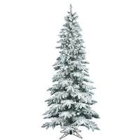 Vickerman 7.5' x 43" Artificial Flocked Slim Utica Fir