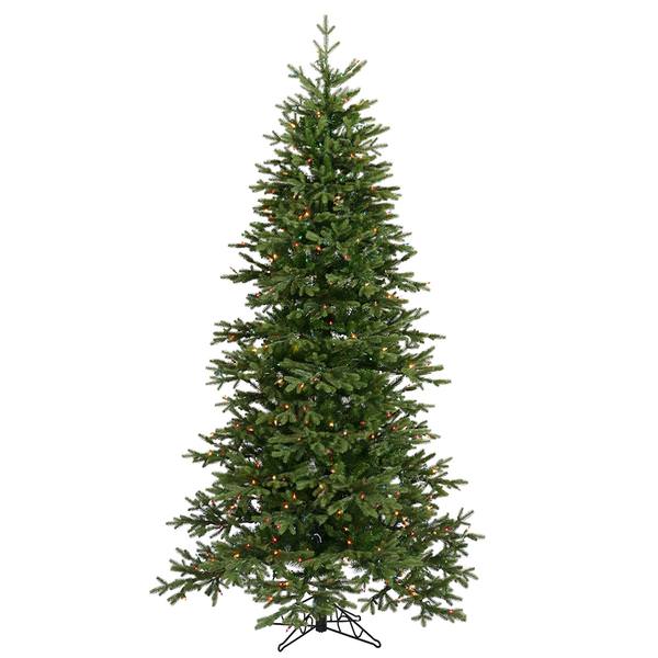 7.5' x 51" Artificial Balsam Fir 550 Multi-Color DuraLit Miniature Lights