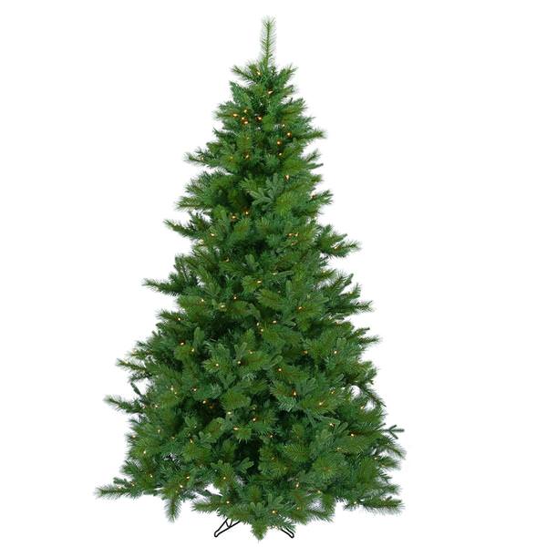 10' x 72" Artificial Glacier Mixed Pine 1,100 Clear Lights