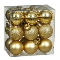 View 2.75" Gold Matte Shiny Sequin Glitter Ball Ornament (20 pack)