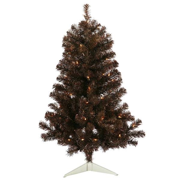 3' x 19" Mocha 50 Clear Miniature Lights
