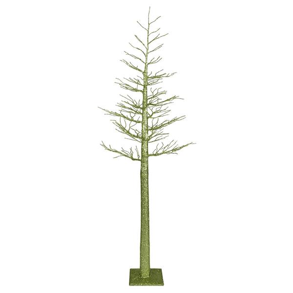 4' Artificial Chartreuse Metallic