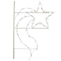 Vickerman 35 Light 4' Pure White C7 LED Designer Star Pole Decoration