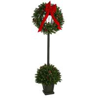 Vickerman 6.5' Pine Lantern 100 Warm White LED Lights