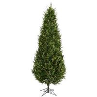 Vickerman 9' x 45" Artificial Cedar Fir 750 Clear Lights