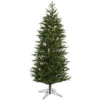 Vickerman 7.5' x 45" Artificial Holland Slim Frasier Fir 500 Multi-Color DuraLit Miniature Lights