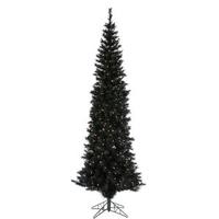 Vickerman 4.5' x 17" Black Pencil 100 Clear Lights