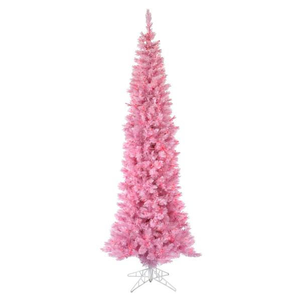 4.5' x 17" Pink Pencil 100 Pink Miniature Lights
