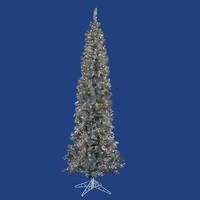 Vickerman 4.5' x 17" Silver Pencil 100 Clear Lights