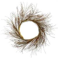 Vickerman 30" Artificial Gold Sparkle Pine Wreath
