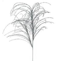 Vickerman 32" Silver Sparkle Pine Spray